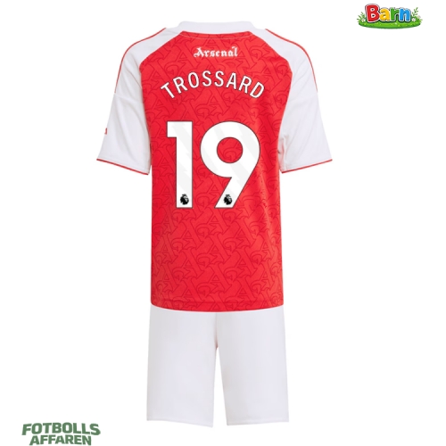 Arsenal Leandro Trossard #19 Hemmaställ Barn 2025-26 Kortärmad (+ Korta byxor)